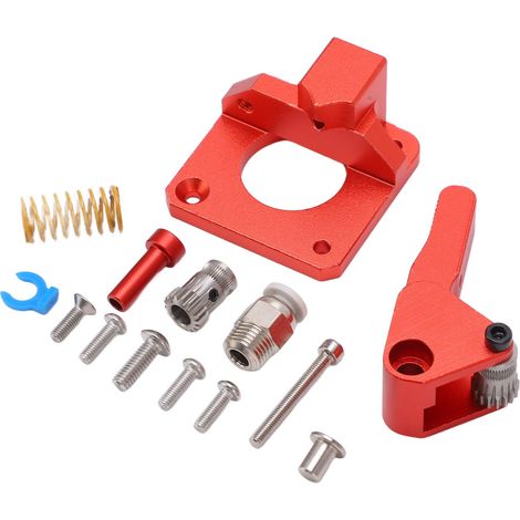Aluminium-Extruder-Kit mit Doppelzahnrad, Filamentlader für CR-10S Pro 3D-Drucker, hochpräzises Ersatzteil (1/5)