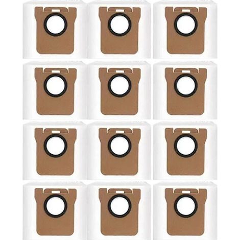 Pack of 12 replacement bags for M30 Pro/C107-AquaForge robot vacuum cleaner (1/5)