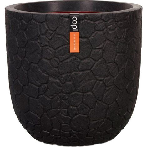 Pot boule - CAPI EUROPE - Clay NL - 43 x 41 cm - Noir (1/2)