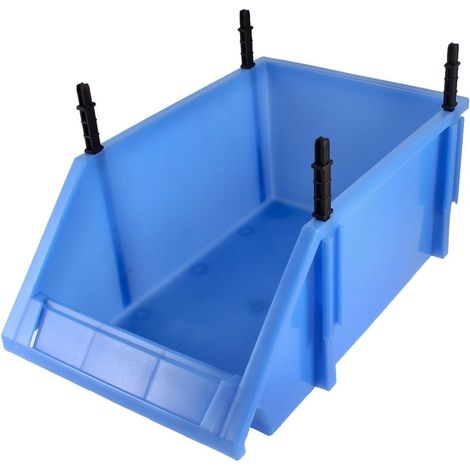 4 supports de support abnehmbare avec offener Vorderseite Blau (48be4a4060284bd65bf8329c0e16cf9d)