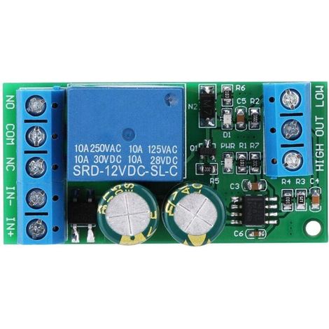 Module Capteur Détection du Niveau Liquide Automatique 12 V Interrupteur Capteur Niveau d'eau pour Aquarium