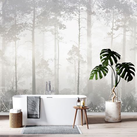 Papier peint panoramique - Forêt - 260 cm x 195 cm (1/4)
