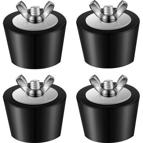 Lot de 4 bouchons en caoutchouc pour piscine, bouchon en caoutchouc de 38 mm pour ligne de retour de piscine, piscine hors sol (1/5)