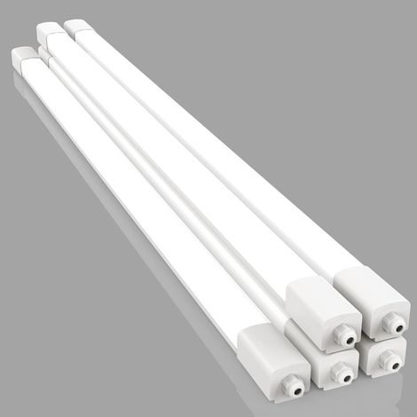 Amdelne LED Neon 150 cm LED 45 W 4500 LM, Blanc chaud 4000 K, Tube néon, IP65 blanc-5pcs
