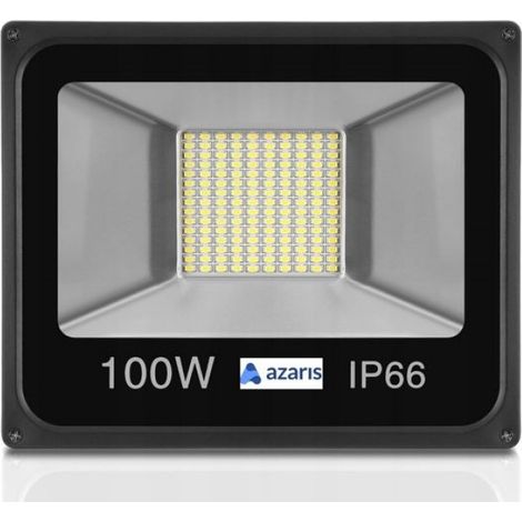 Projecteur LED - 100 W - IP66 - Blanc Froid 5500-6500K - 9000 lm - 220-240 V - Angle 120° - 1 pièce (1/4)