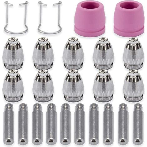 Consumables for plasma cutters: plasma nozzle, electrode, plasma cutter consumables, torch, electrode nozzles, cups
