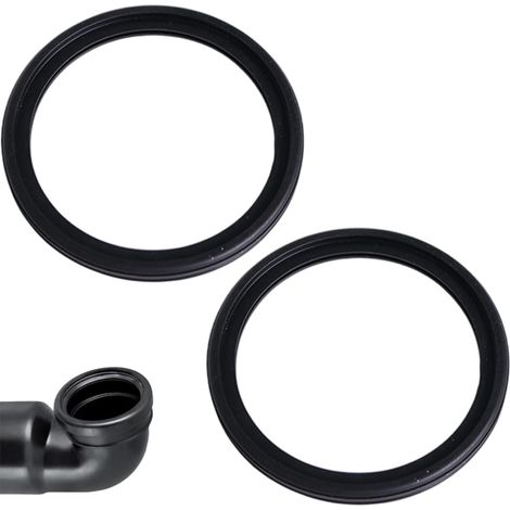 Lot de 2 Joints de Tuyau de Chasse D'eau, WC Coude D'éVacuation Joint(Ø102 x 85,0 x 10 mm), Remplacement pour 387.282.00.1, Compatible avec Geberit DN90, Kombifix, Duofix