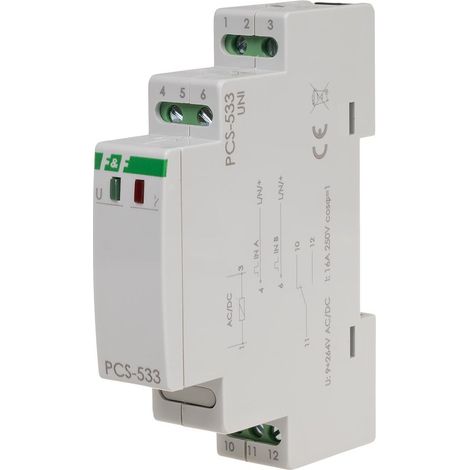 Relè temporizzato con comunicazione NFC, multifunzionale (programmabile) PCS-533UNI