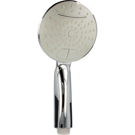 tecuro Handbrause ew-120R mit Schwallstrahl - ideal für Sauna und Wellness - verchromt (1/5)