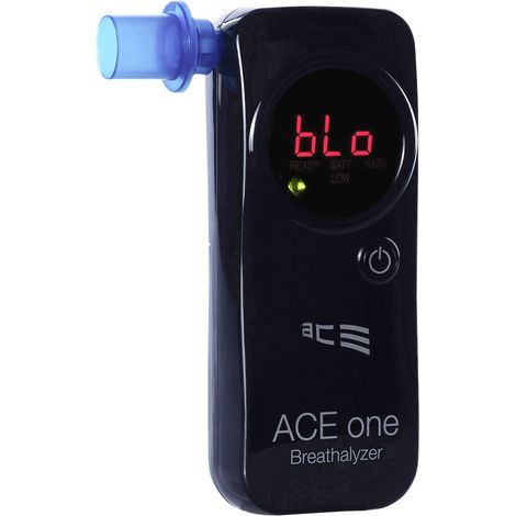 ACE one Alkoholtester Schwarz 0 bis 4 ‰ inkl. Display, Countdown-Funktion, Verschiedene Einheiten an (1/3)