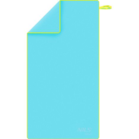 Toalla de microfibra azul claro NAR11 de 140x70 cm, color aguamarina. (1/5)