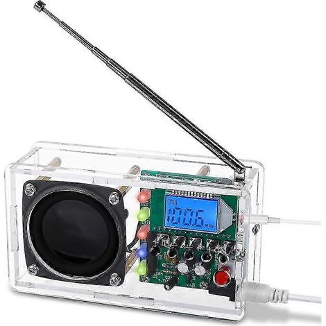 Kit de radio FM à souder : Kit radio à monter soi-même avec lampe torche LED, idéal pour l'apprentissage, l'enseignement et les activités STEM. (1/5)