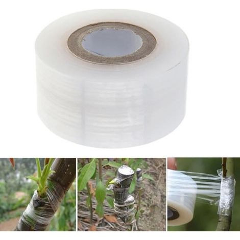 Veredelungsband für Baumschulen, selbstklebend, dehnbar und biologisch abbaubar aus PE, 3 cm x 120 m.