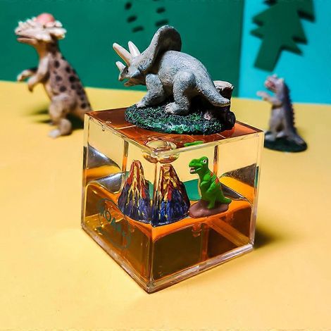 Volcan dinosaure - Décoration de bureau originale et amusante pour les enfants (1/4)