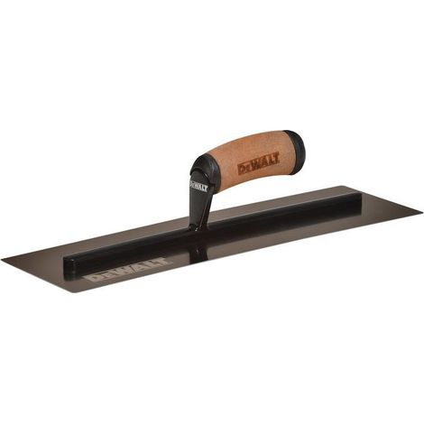 DEWALT 16-Inch Curved Gold Stainless Steel Drywall Finishing Trowel (Model DDW2973)