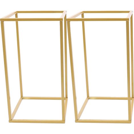 Stand de Fleurs, Design Élégant, Construction Durable, Or (1/2)