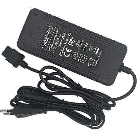Adaptateur secteur pour trottinette électrique KQi 2/ KQi 3, chargeur avec prise européenne. (1/5)