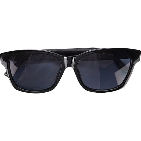 Lunettes intelligentes IA, traduction en 144 langues, Bluetooth, musique, microphone et haut-parleur, prise de photos à distance, assistant vocal, monture noire style V. (1/5)