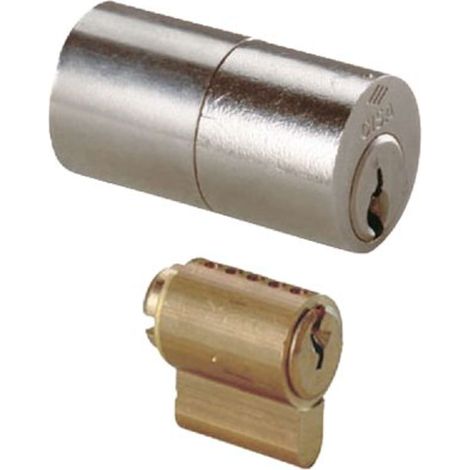 COPPIA CILINDRI ESTERNI 0G150-12 HAND CISA - OTTONE NICHELATO CHIAVI 3 X 1A631/1A721/1A731 - 1 pezzo
