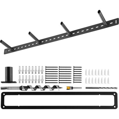 Support d'étagère flottante invisible 1 pièce, charge 104 kg, dimensions 1092,2 x 157,4 x 38,1 mm, fixation murale (1/5)