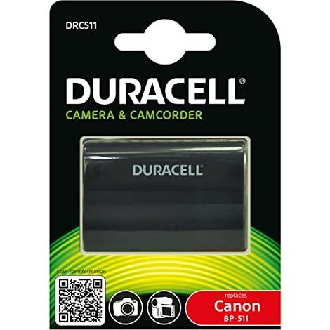 Batteria Duracell BP-511 1600 mAh 7,4 Volt per Macchine Fotografiche (1/4)