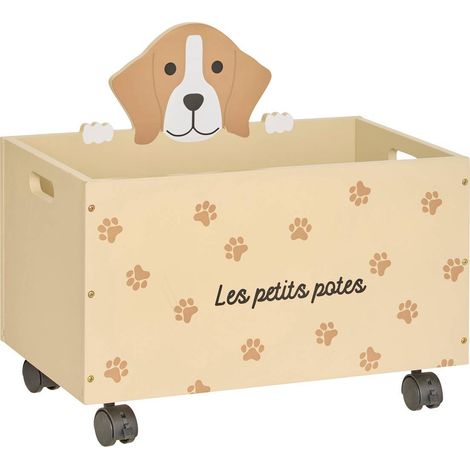 Scatola scott beige per bambini 48x42cm - Atmosphera créateur d'intérieur