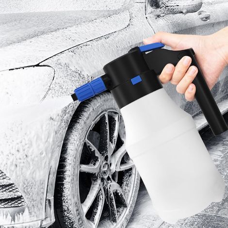 Pulvérisateur de lavage de voiture - Pulvérisateur électrique sans fil - Volume de remplissage de 1,5 l - Pulvérisateur portable pour voitures, arrosage des plantes, jardinage, fenêtres, produits de (1/5)