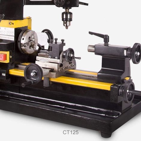 Mini multi-function lathe 220V 180W tool kit for watch repair, machine parts, laboratory teaching and other industrial applications (1/5)