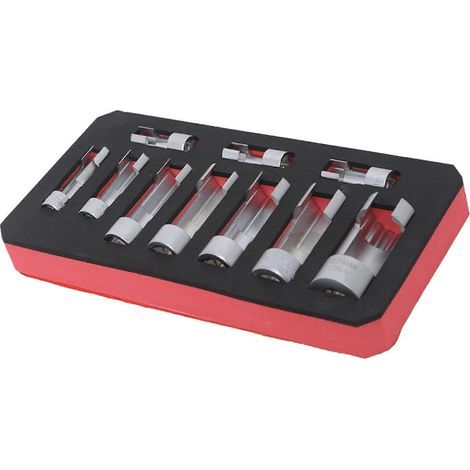 Compatible avec les outils de démontage à clé coudée et les outils de réparation de filetage pour les capteurs d'oxygène automobiles (10-27 mm) (1/5)