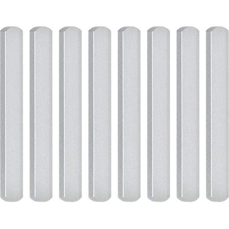 Lot de 8 plaques de poids en acier pour gilet lesté, équipement de musculation et de sport (1/4)