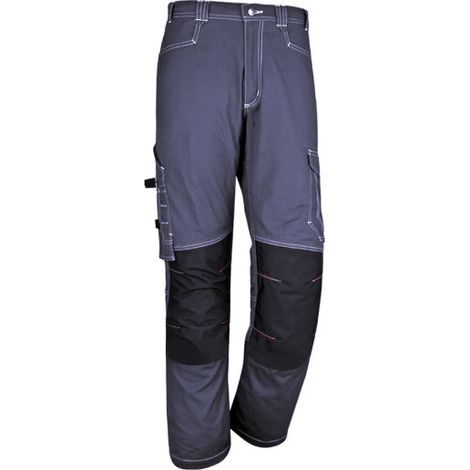 Pantalón de trabajo 100% algodón SAFETOP con rodilleras Lemos 3XL