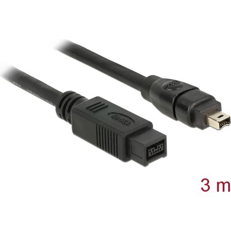 Cable FireWire 3m 9p/4p