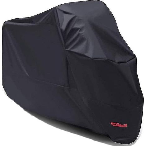 Housse de moto imperméable pour extérieur, protection contre l'eau, la poussière et les UV, avec œillets de verrouillage - XL (1/5)