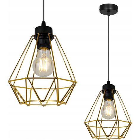 LAMPADA A SOSPENSIONE MODERNA ED ELEGANTE CON PARALUME IN METALLO (1/5)
