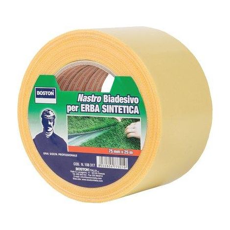 NASTRO PRATO ERBA SINTETICA BIADESIVO BOSTON - MM 75 ML 25 - 1 pezzo (1/6)