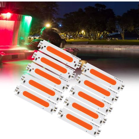 Packung mit 10 COB-LEDs (rotes Licht) für die Fahrzeugbeleuchtung, 12 V, 2 W. (1/5)