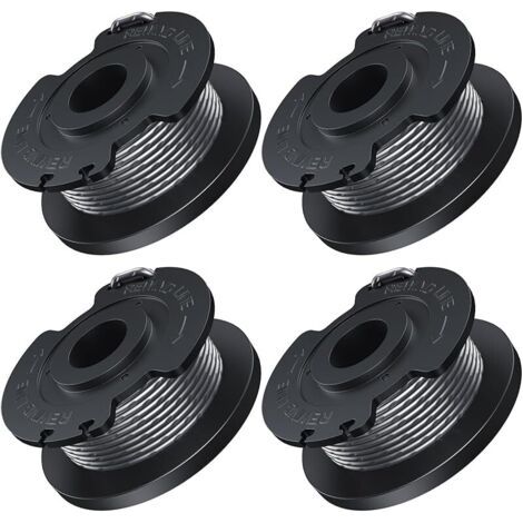 Pair Ø1,6 mm-5m de Longueur Fil Coupe Bordure Compatible avec Bosch Convient pour Coupe-Bordures sans Fil EasyGrassCut,Contient 4 Pièces F016800569 Bobine Coupe Bordure (1/5)