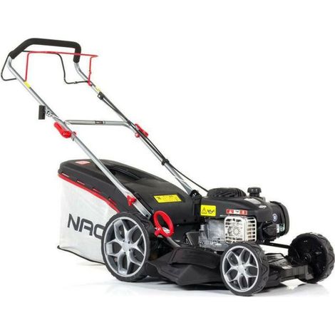 NAC LS46-450E-HSS-JR Benzin-Traktionsmäher, 125cc Briggs & Stratton Motor, einfacher Start, 46 cm Schnittbreite, ideal für kleine bis mittelgroße Gärten. (1/3)