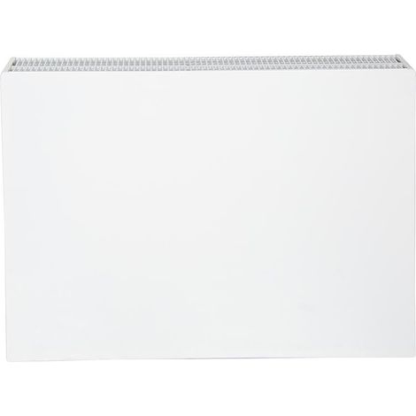 Radiateur plan LINEAR V6 C raccordement central 6-raccords, Type 33/600/1200, couleur blanc RAL 9016