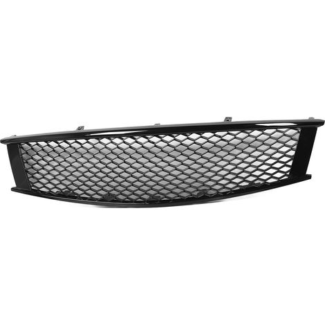 Grille de Pare-chocs Avant en Noire Brillante, Grille de Pare-chocs Avant à Montage 1:1 pour G37 Coupé 2008 à 2013 et Cabriolet 2009 à 2013, avec Remplacement Direct (1/5)