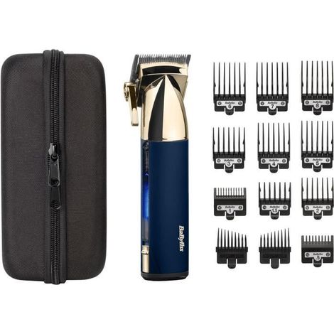 Tondeuse cheveux sans fil – Lames en acier japonais – Autonomie 180 min – Indicateurs LED – Hauteur de coupe réglable 0,8 à 25 mm – Babyliss