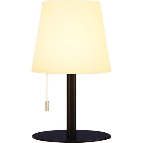 Petite Lampe de Chevet, LED Lampe de Table Sans Fil Batterie Rechargeable, Variateur Continu, pour Chambre à Coucher Salon Cuisine Décoration(Noir) [Classe énergétique E] (1/5)