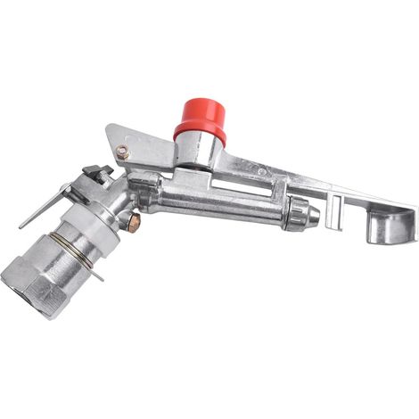 Arroseur circulaire – Buse métallique robuste – Arroseur oscillant – Adapté à l'agriculture et à l'horticulture – Rayon d'arrosage de 25 mètres (1/5)