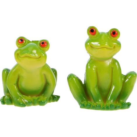 Kleiner Frosch Ornamente aus Kunstharz für Gartendekoration
