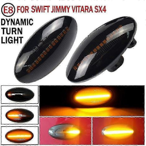 Luz de posición lateral LED dinámica para automóvil, luz intermitente para Suzuki APV Arena Alto Grand Vitara Ignis Jimny SX4 p1126395 hwy (1/4)