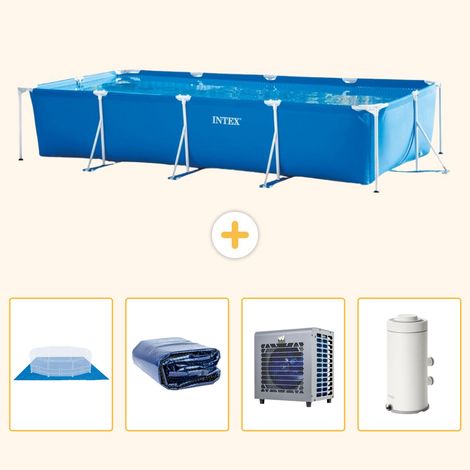 Intex Piscine Tubulaire Rectangulaire - 450x220x84 cm - 5-pièces S104 (1/5)