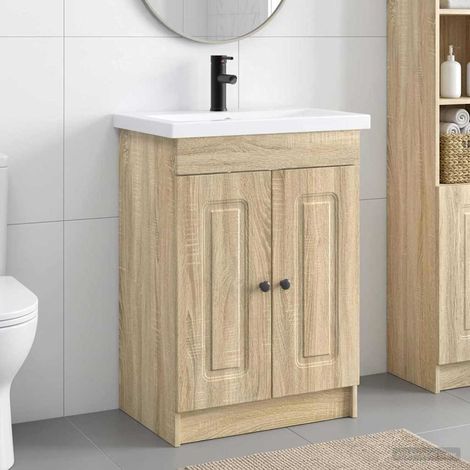 Juego de muebles de baño Roble  78,5 x 37,5 x 81 cm