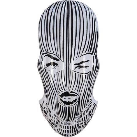 Bouée gonflable visage forme radeau flottant lit de piscine canot été plage bronzette (1/5)