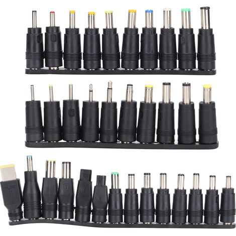 34 Pièces Connecteurs d'Alimentation Universels 5.5mmx2.1mm pour PC Portable et Accessoires Informatiques (1/5)