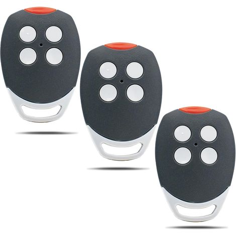 Lot de 3 télécommandes pour porte de garage Ditec GOL4C, ZEN2C, ZEN4C, pour porte de garage (1/5)